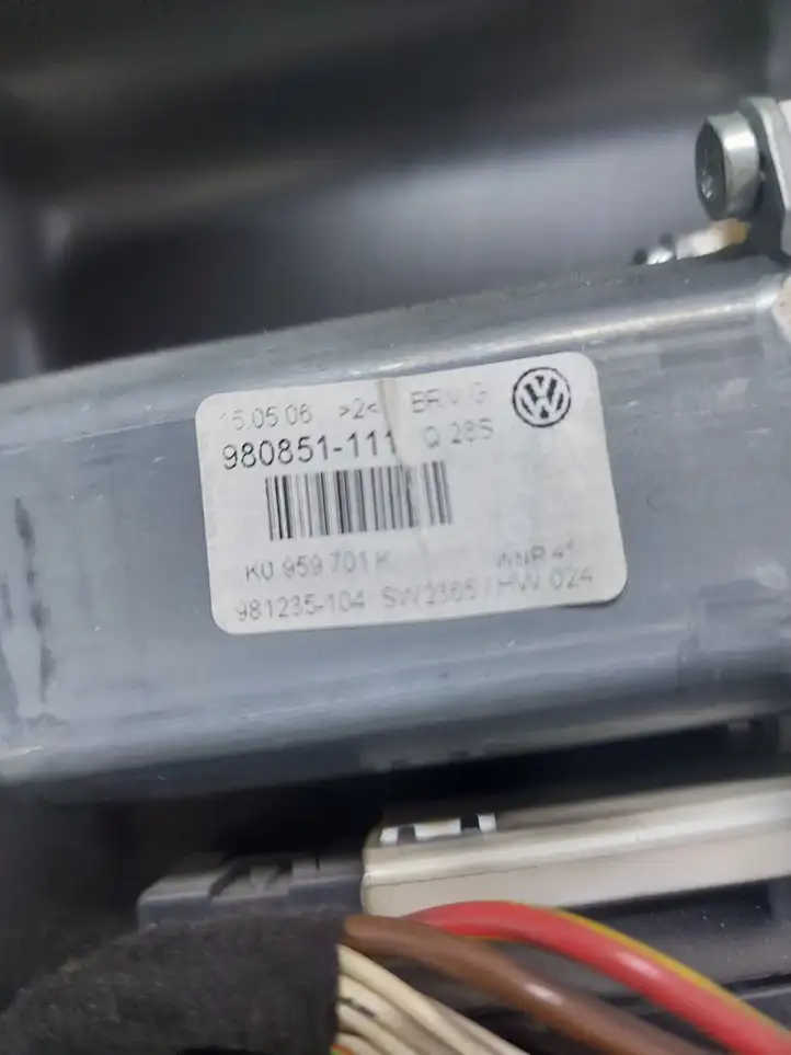 Volkswagen PASSAT B6 (2005 - 2010) 3C1837755G Электростеклоподъемник передний (комплект) — фото 2