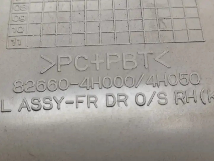 Hyundai H-1, Starex, Satellite (2007 - 2013) 826604H000 Наружная ручка двери — фото 4