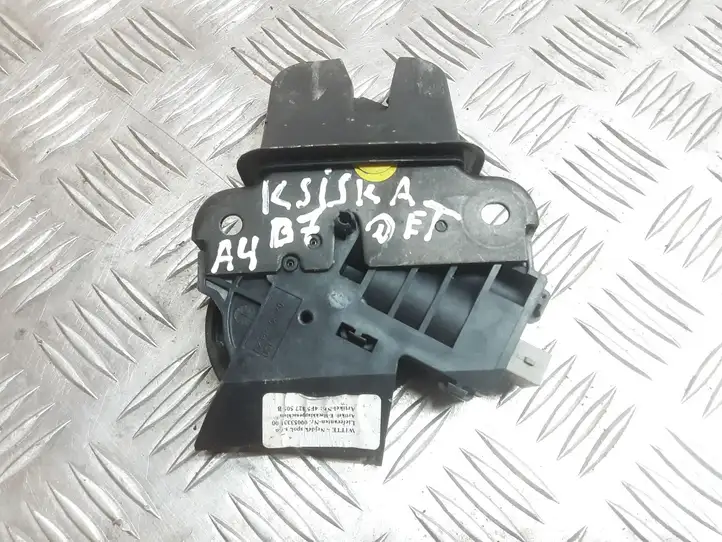Audi A4 S4 B7 8E 8H (2004 - 2009) 4E0827505 Замок крышки багажника — фото 1