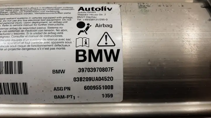 BMW 5 E60 E61 (2004 - 2010) 39703970807F Подушка безопасности пассажира — фото 5