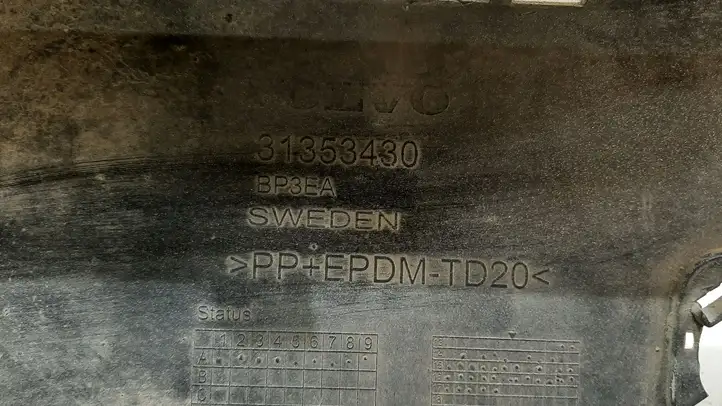Volvo XC90 (2014 - 2019) 31353430 Нижняя часть переднего бампера — фото 4
