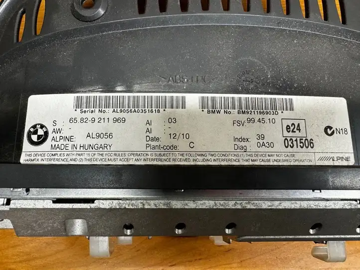 BMW 5 E60 E61 9218297 Магнитола / мультимедийная система — фото 6
