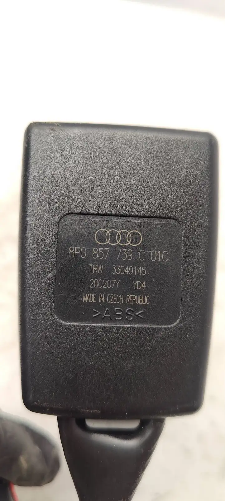 Audi A3/S3 8P (2004 - 2008) 8P0857739C Замок заднего ремня — фото 4