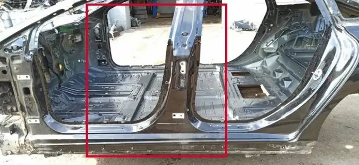 Mercedes-Benz EQS V297 (2021 - ) A2976301100 Средняя стойка кузова (B) — фото 1