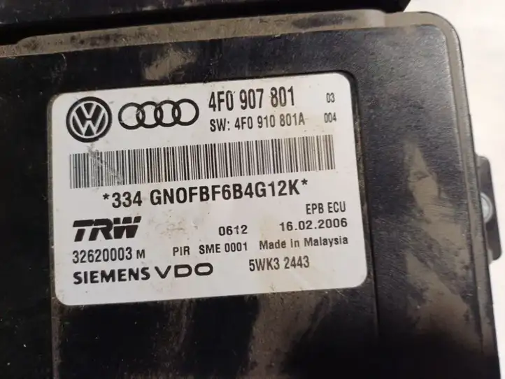 Audi A6 S6 C6 4F (2004 - 2008) 4F0907801 Блок управления тормозной системой — фото 4