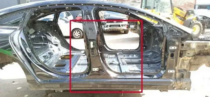 Mercedes-Benz EQS V297 (2021 - ) A2976301200 Средняя стойка кузова (B) — фото 1