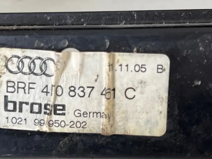 Audi A6 S6 C6 4F (2004 - 2008) 4F0837451C Стеклоподъемник передней двери (без мотора) — фото 2