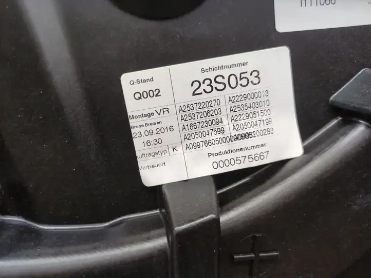Mercedes-Benz GLC X253/C253 (2015 - ) A2537220270 Стеклоподъемник передней двери (без мотора) — фото 3