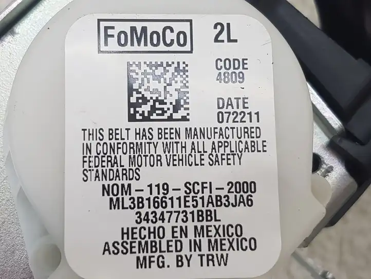 Ford F150 (2020 - ) ML3B16611E51 Задний ремень безопасности — фото 4