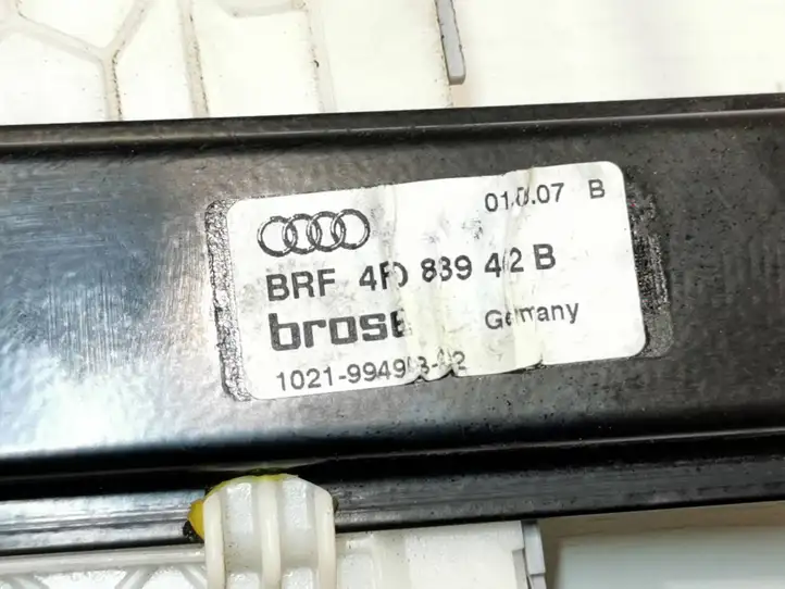 Audi A6 S6 C6 4F (2008 - 2011) 4F0839462B Стеклоподъемник задней двери без мотора — фото 3