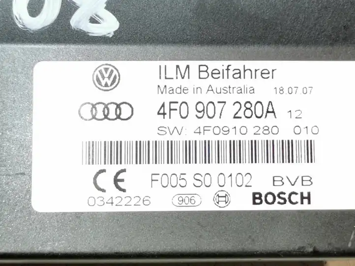 Audi A6 S6 C6 4F (2008 - 2011) 4F0907280A Прочие блоки управления — фото 4
