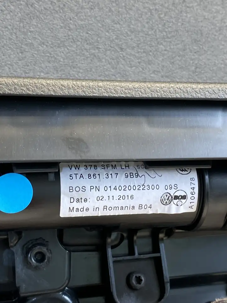 Volkswagen Touran III (2016 - ) 5TA867211 Обшивка задней двери — фото 7