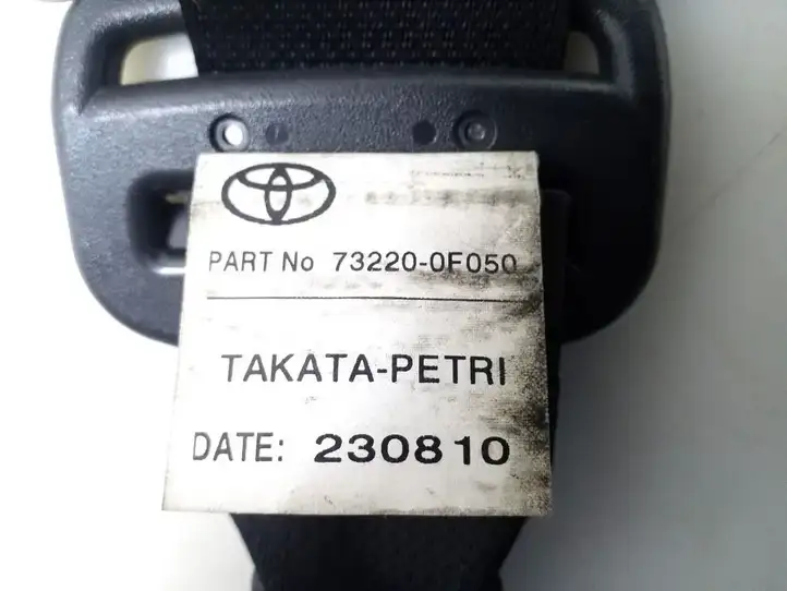 Toyota Verso (2009 - 2012) 732200F050 Передний ремень безопасности — фото 4