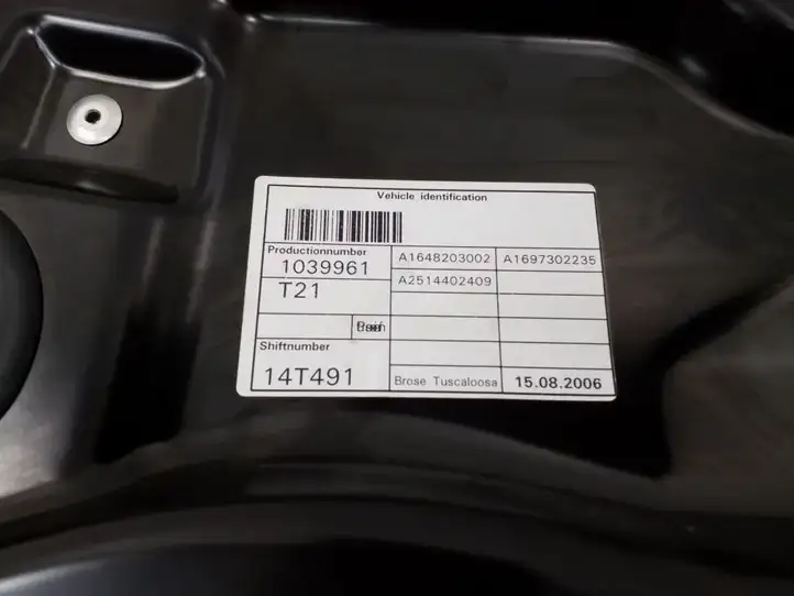 Mercedes-Benz R W251 (2005 - 2013) Стеклоподъемник передней двери (комплект) — фото 2