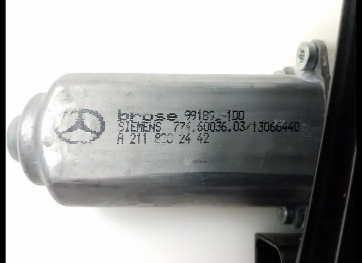 Mercedes-Benz E W211 (2002 - 2009) Стеклоподъемник передней двери (комплект) — фото 3