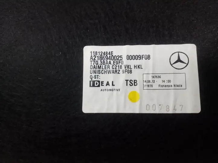 Mercedes-Benz CLS C218,X218 (2011 - 2017) A2186940025 Обшивка багажника — фото 2