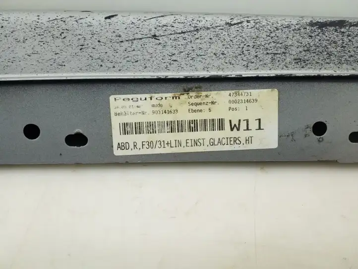BMW 3 F30 F35 F31 (2012 - 2018) 51777256912 Порог кузова — фото 3
