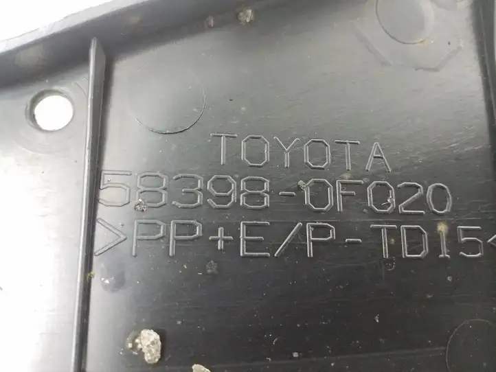 Toyota Verso (2009 - 2012) 583980F020 Другая часть кузова — фото 3