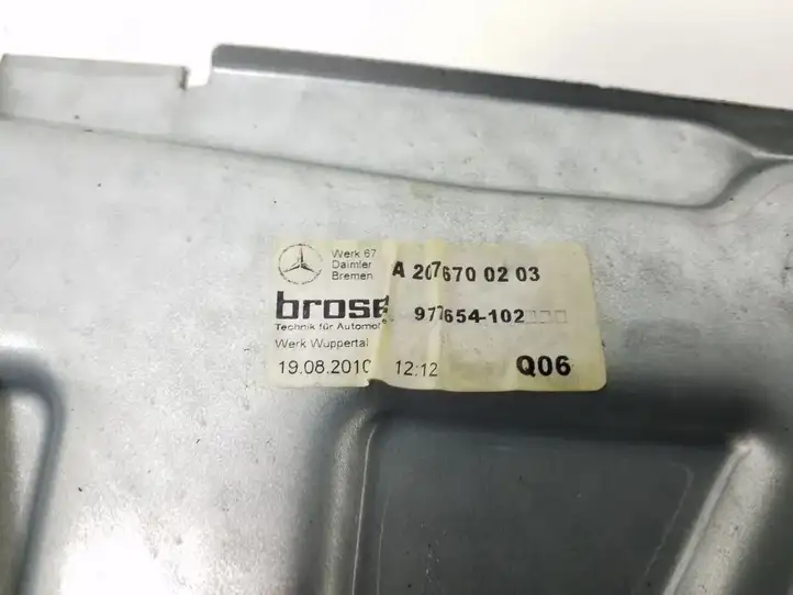 Mercedes-Benz E C207 W207 (2009 - 2017)   Передний комплект электрического механизма для подъема окна