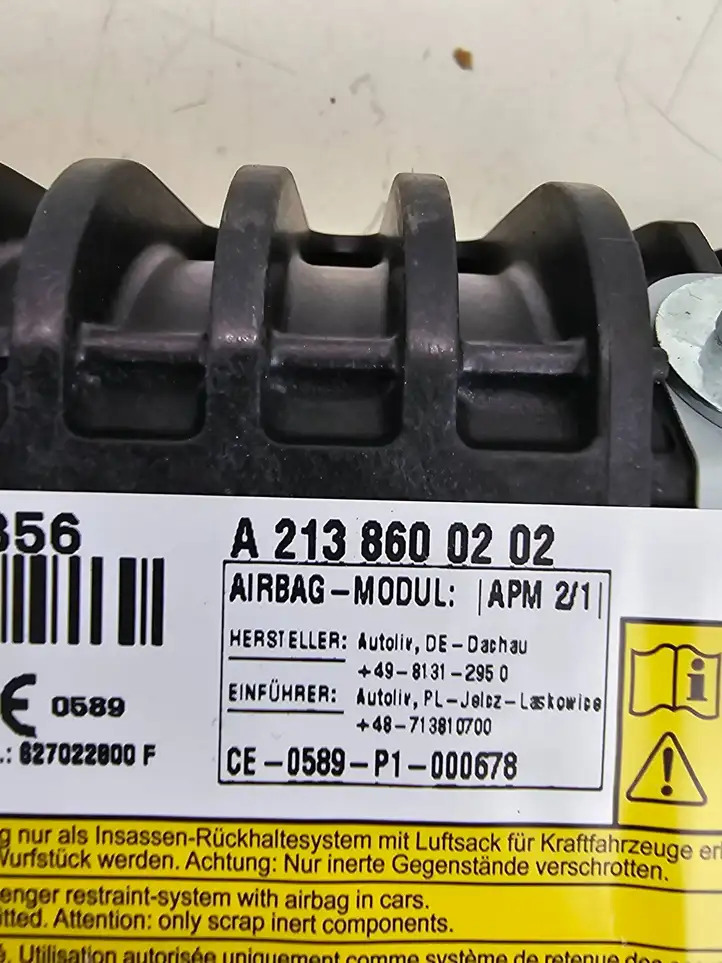 Mercedes-Benz E W238 (2017 - ) A2138600202 Подушка безопасности пассажира — фото 3
