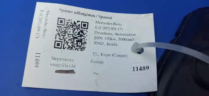 Mercedes-Benz E C207 W207 (2009 - 2017) A2078890125 Накладка крыла — фото 6
