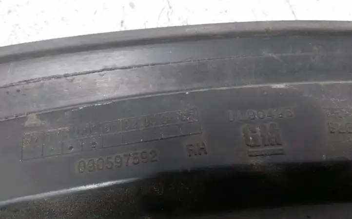 Opel Zafira A (1999 - 2003) 090597592 Молдинг крыла — фото 3