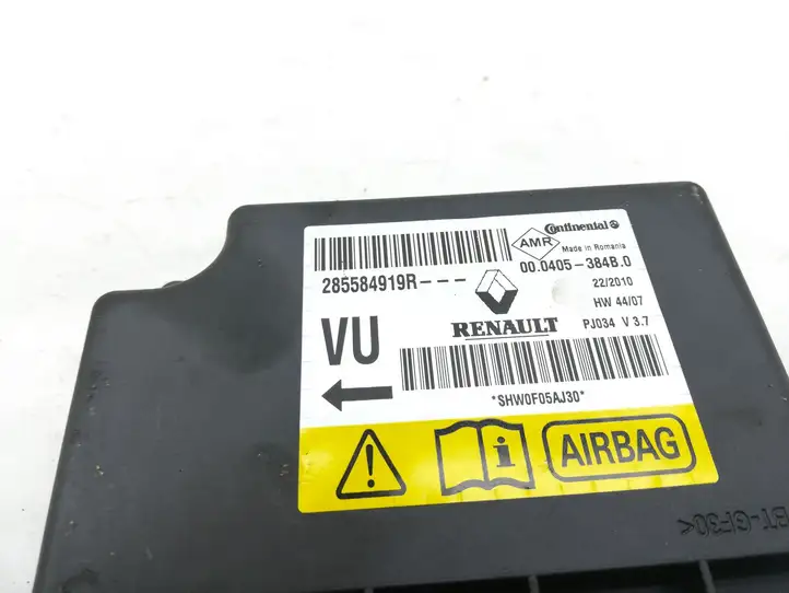Renault Scenic III - Grand scenic III (2009 - 2016) 285584919R Блок управления SRS — фото 5