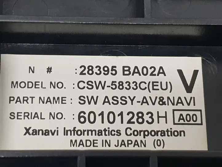 Nissan Primera (2001 - 2008) 60101283H Блок управления климат-контролем — фото 4