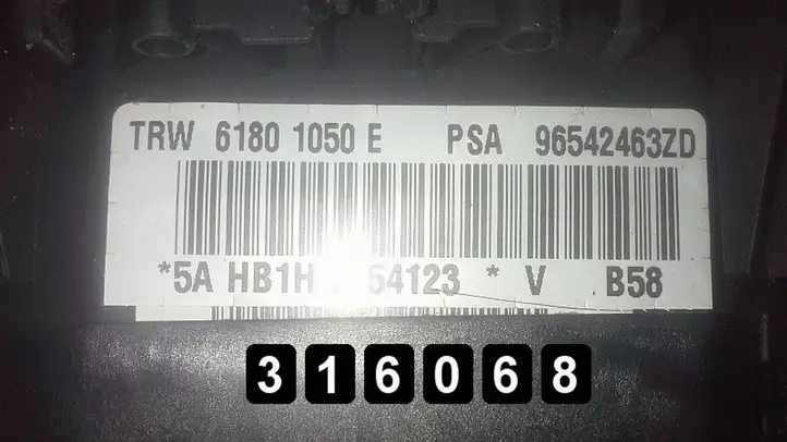 Citroen C4 I Picasso (2006 - 2013) 61801050E Подушка безопасности руля — фото 3
