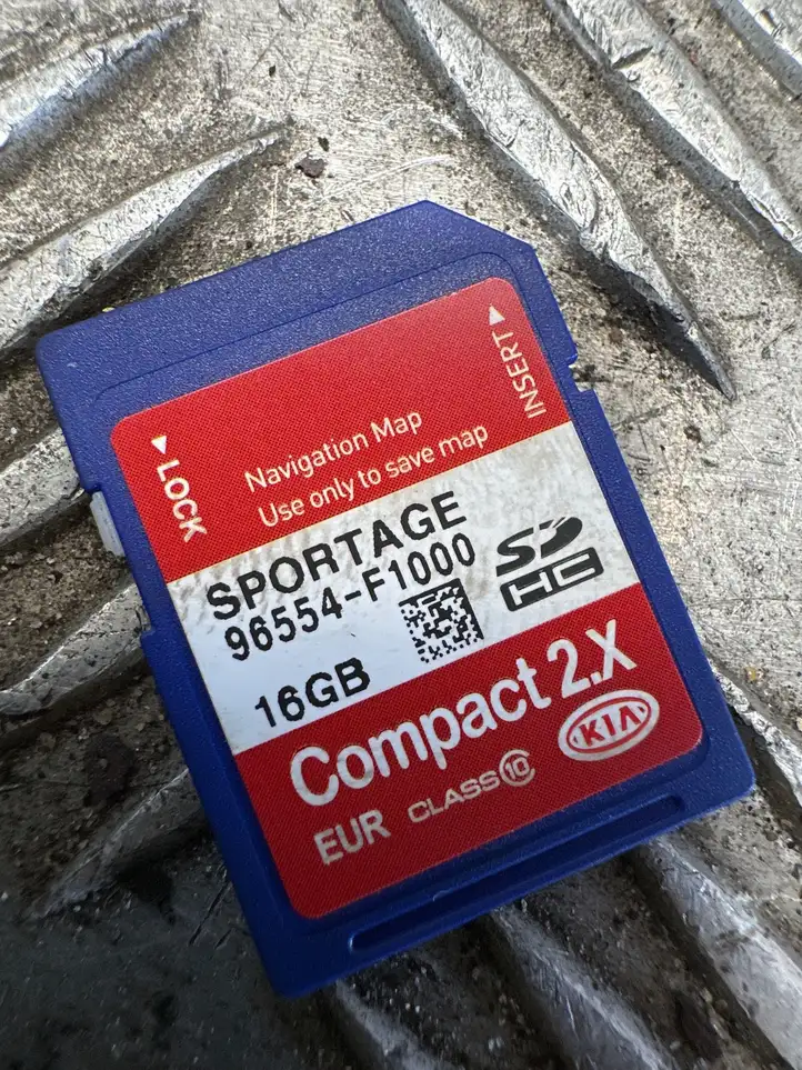 Kia Sportage (2016 - 2018) 96554F1000 Навигационные карты CD/DVD — фото 3