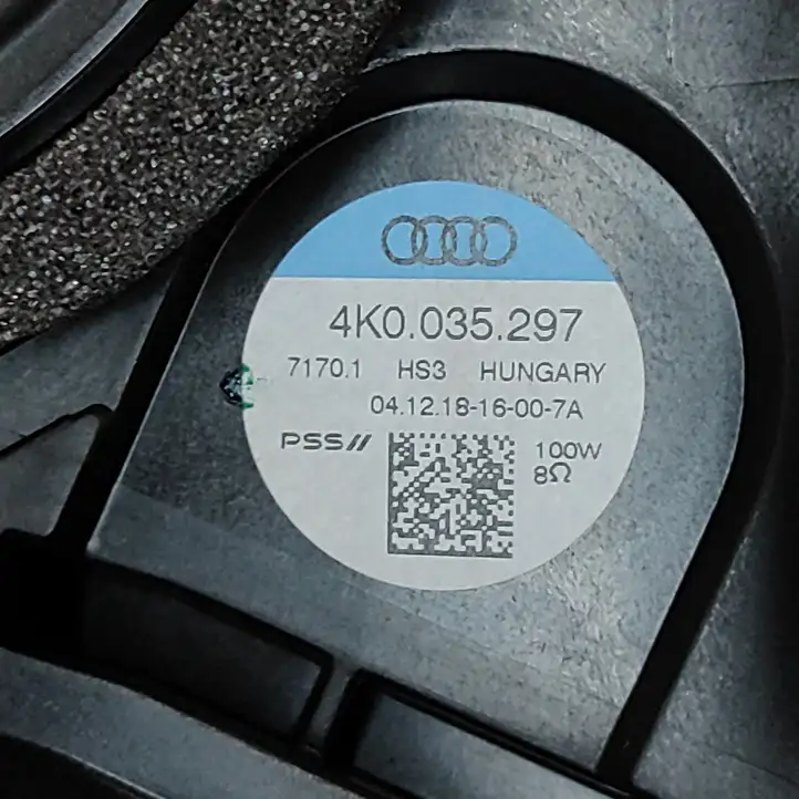 Audi A6 S6 C8 4K (2018 - ) 4K0035297 Динамики передних дверей — фото 6