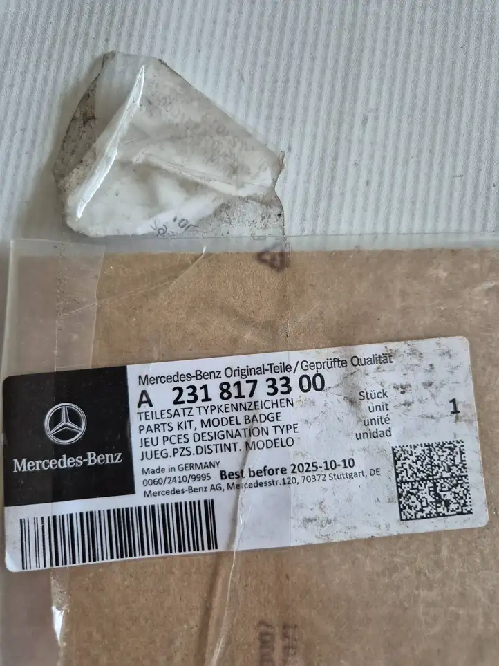 Mercedes-Benz SL R231 (2012 - 2019) A2318173300 Эмблемы и надписи — фото 4