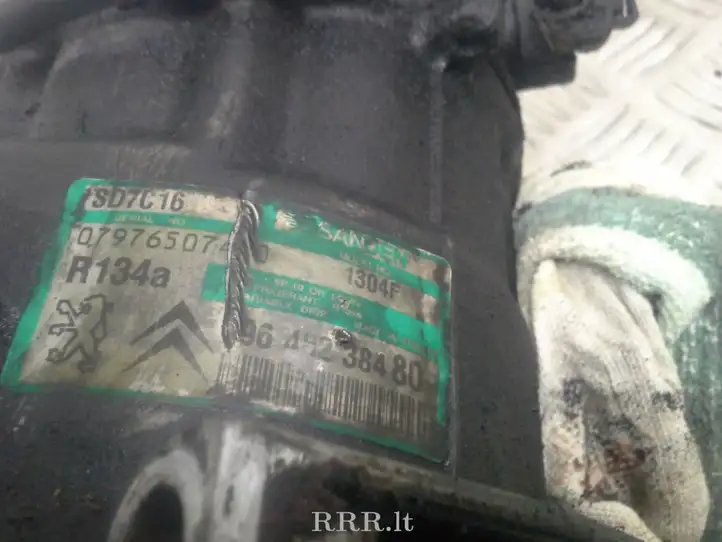 Citroen C5 (2004 - 2008) 9648238480 Компрессор (насос) кондиционера воздуха — фото 3
