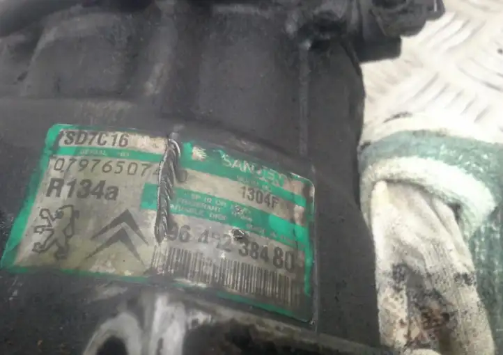 Citroen C5 (2004 - 2008) 9648238480 Компрессор (насос) кондиционера воздуха — фото 7