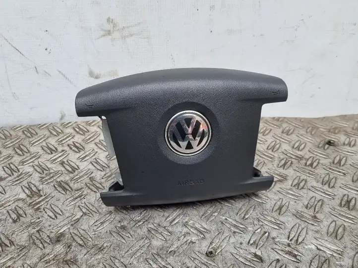 Volkswagen Touareg I (2002 - 2010) 3D0880203A Подушка безопасности руля — фото 5