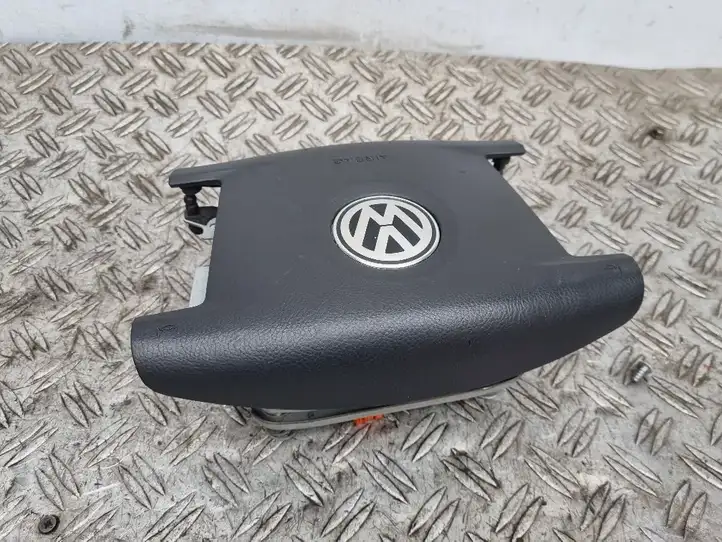 Volkswagen Touareg I (2002 - 2010) 3D0880203A Подушка безопасности руля — фото 9