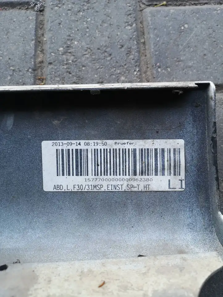 BMW 3 F30 F35 F31 (2012 - 2018) 8055988 Порог кузова — фото 5