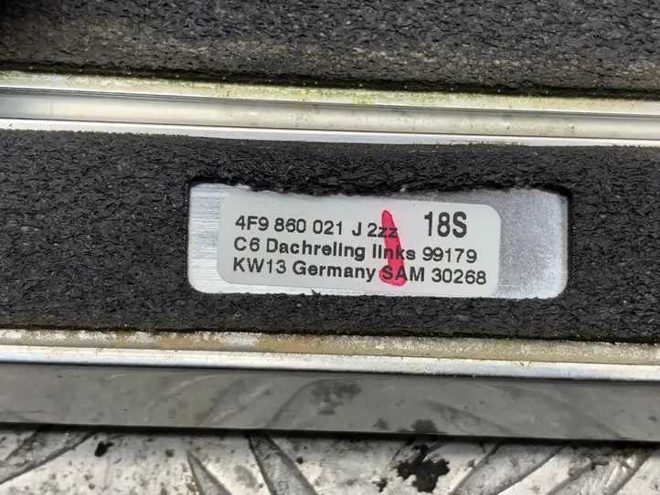 Audi A6 S6 C6 4F (2008 - 2011) 4F9860021J Рейлинги крыши — фото 4