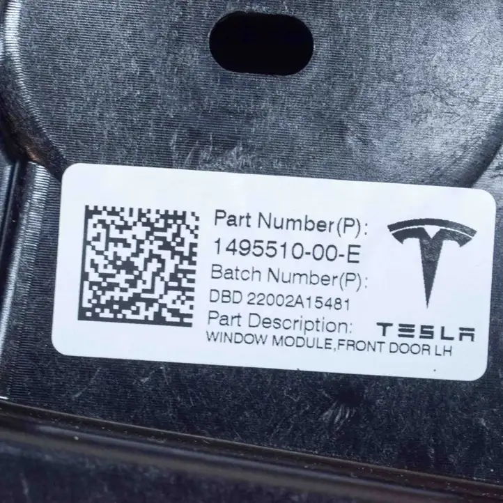 Tesla Model Y (2019 - 2024) 149551000E Электростеклоподъемник передний (комплект) — фото 6