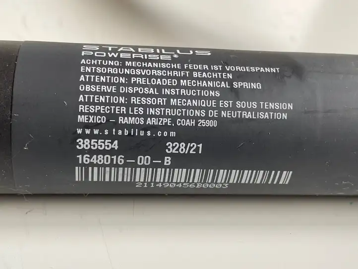 Tesla Model S (2021 - ) 164801600B Амортизатор крышки багажника — фото 2