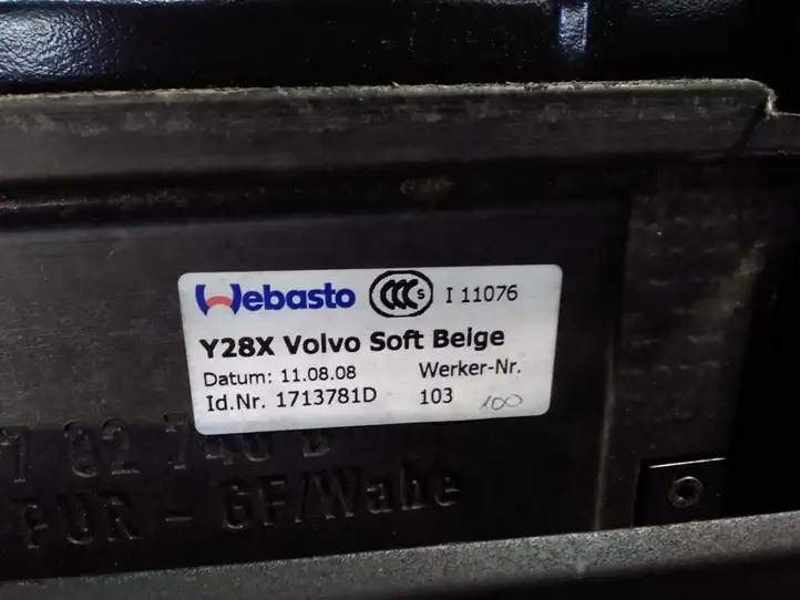 Volvo S80 (2006 - 2009) 39856152 Комплект люка крыши — фото 5