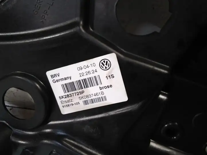 Volkswagen Golf VI (2009 - 2013) 6K2837729P Электростеклоподъемник передний (комплект) — фото 4
