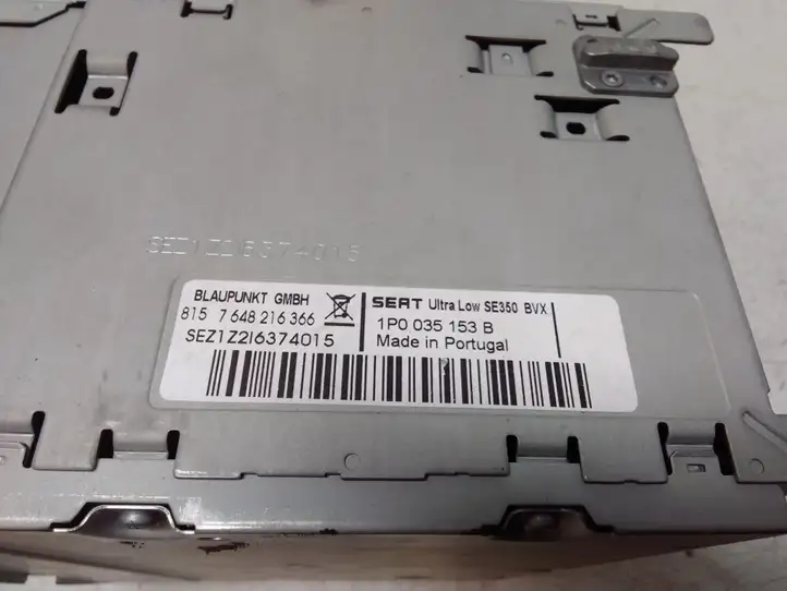 Seat Leon (1P) (2005 - 2012) 1P0035153B Магнитола / мультимедийная система — фото 7