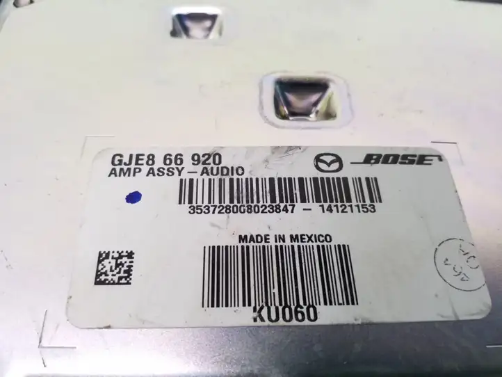 Mazda 6 (2012 - 2015) GJE866920 Усилитель звука — фото 3