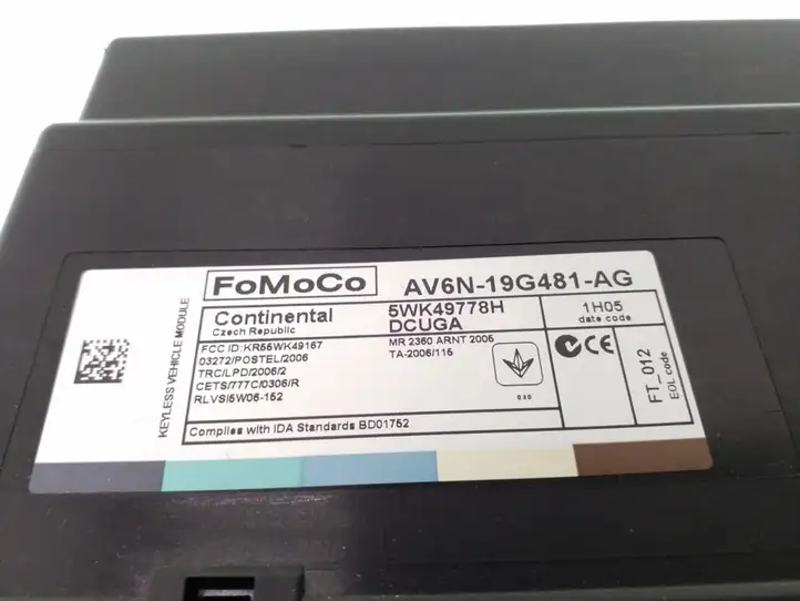 Ford Focus (2011 - 2015) AV6N19G481AG Модуль комфорта — фото 3