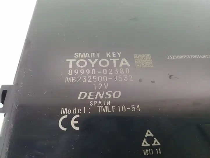 Toyota Auris E180 (2012 - 2018) 8999002380 Прочие блоки управления — фото 4