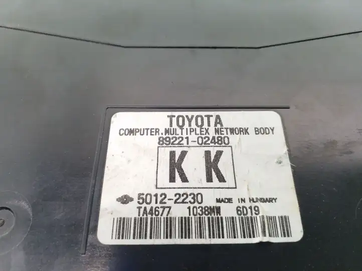 Toyota Auris E180 (2012 - 2018) 8922102480 Прочие блоки управления — фото 4