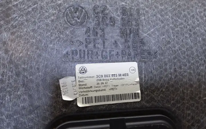 Volkswagen PASSAT B7 (2011 - 2014) 3C9863463M Пол багажника — фото 2