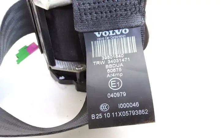 Volvo XC60 (2008 - 2013) 39801840 Задний ремень безопасности — фото 2