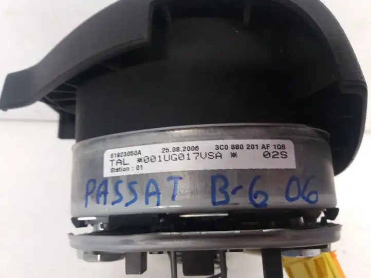Volkswagen PASSAT B6 (2005 - 2010) 3C0880201AF Подушка безопасности руля — фото 3